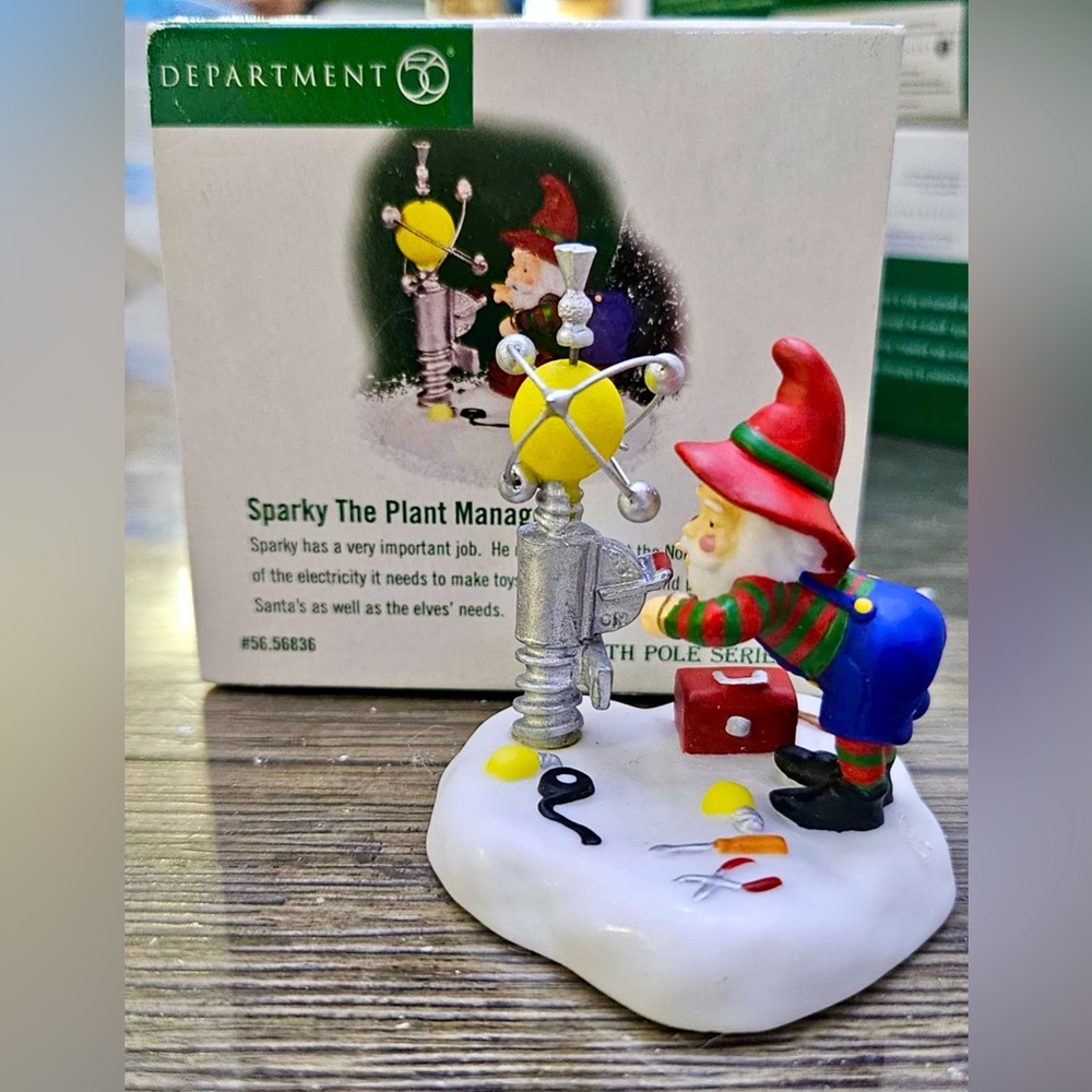 Department 56 Sparky The Plant Manager